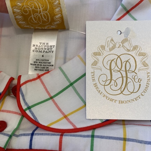 The Beaufort Bonnet Tabitha’s Teacher’s Pet Windowpane Dress - Picture 6 of 7